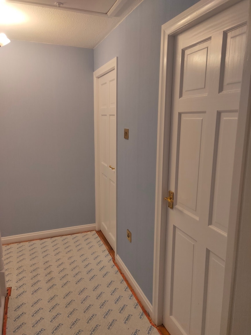 Hallway after redecorating